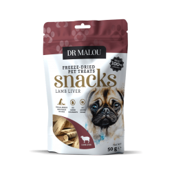 Dog Treats Dr. Malou 100% Freeze-Dried Lamb Liver 50g