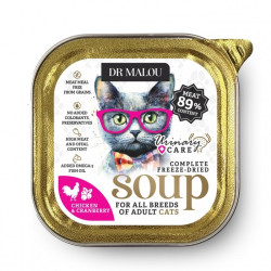 Wet Cat Food Dr. Malou Soup Chicken with Cranberry 1pc