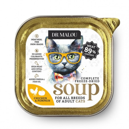 Wet Cat Food Soup Chicken with Pumpkin 1pc