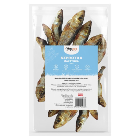 Dog Treats Gaczoo Dried Sprats 100g