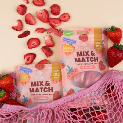 Dog Treats Perro MIX  MATCH Freeze-Dried Strawberry 10g
