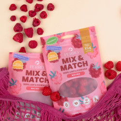 Dog Treats Perro MIX  MATCH Freeze-Dried Raspberry 15g