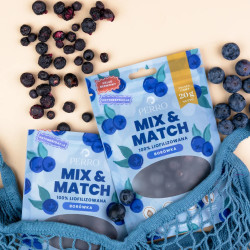 Dog Treats Perro MIX  MATCH Freeze-Dried Blueberry 20g
