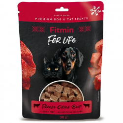 Przysmaki dla psa i kota Fitmin For Life Freeze Dried liofilizowany przysmak z wołowiny 30 g