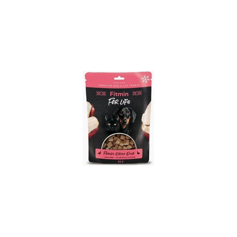 Dog and cat treats Fitmin For Life Freeze Dried duck 30 g