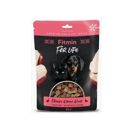 Dog and cat treats Fitmin For Life Freeze Dried duck 30 g