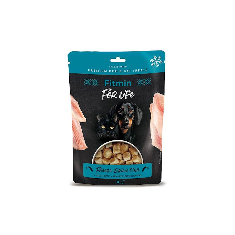 Treats for dog and cat Fitmin For Life Freeze Dried freeze-dried fish treat 30 g