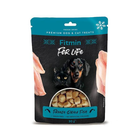 Przysmaki dla psa i kota Fitmin For Life Freeze Dried liofilizowany przysmak z ryby 30 g