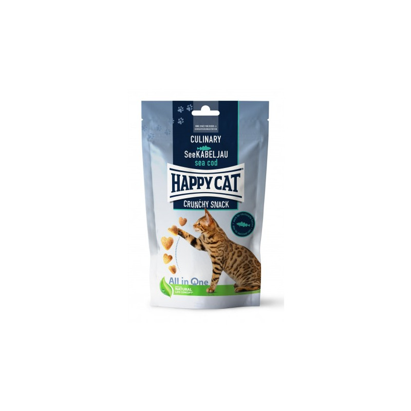 Cat treats Happy Cat Crunchy Snack cod and peas 70 g