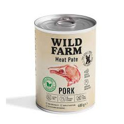 Karma mokra dla psa Wild Farm Meat Pate Wieprzowina 400 g