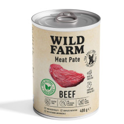 Karma mokra dla psa Wild Farm Meat Pate Wołowina 400 g