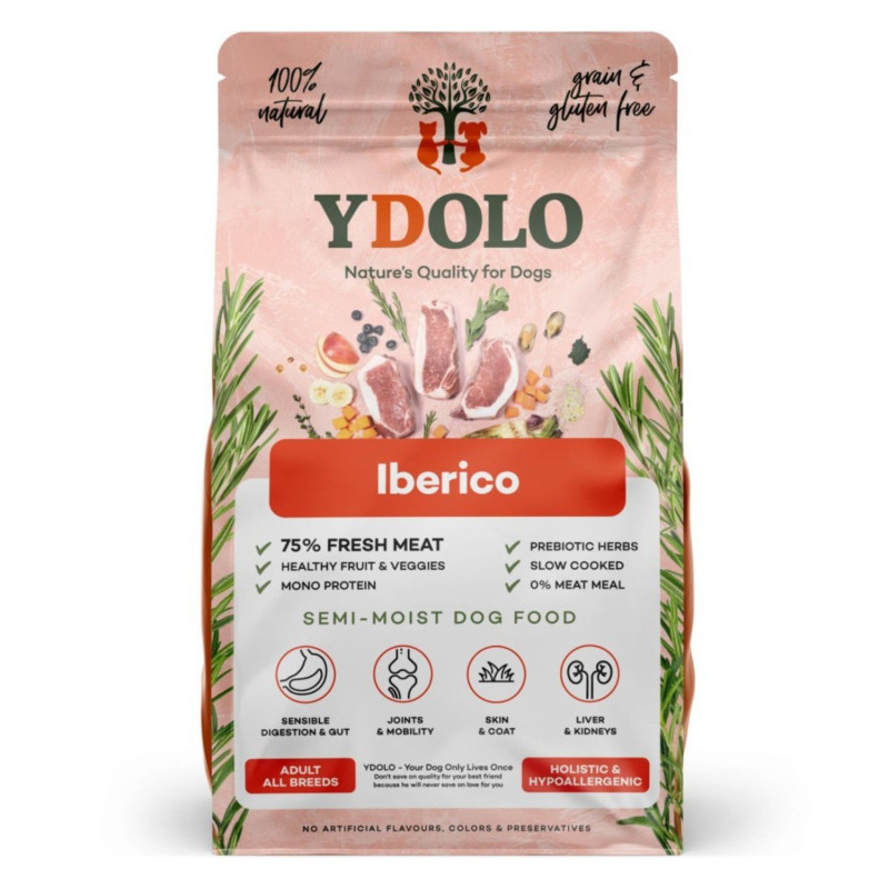 Karma sucha dla psa YDOLO Iberico Wieprzowina Iberico 2,5kg