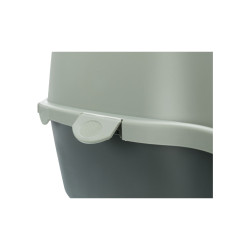Covered cat litter box Trixie Be Eco Vico anthracite/grey/green 40 × 40 × 56 cm