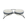 Trixie ceramic bowls on stand 250 ml dia. 12.5 cm white/grey/blue