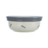 Miski ceramiczne Trixie na stojaku 250 ml śr. 12,5 cm biały/szary/niebieski