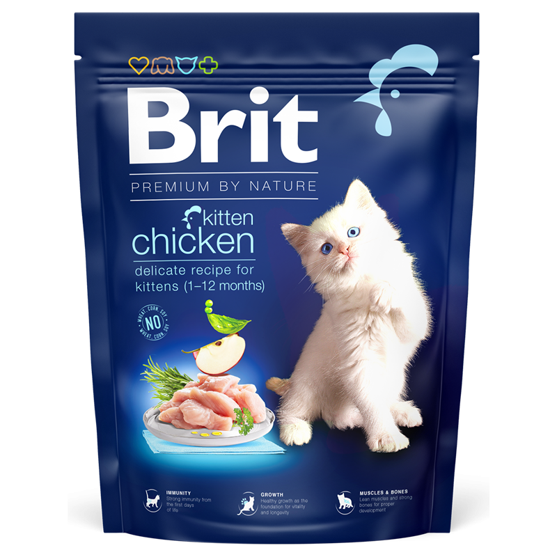 Karma sucha dla kota Brit Premium Kitten Chicken 0,3kg