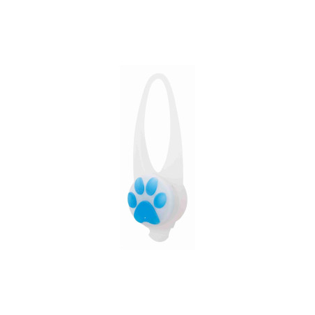 Trixie Flasher light-up dog pendant 2.4 cm/8 cm white with pattern
