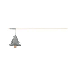 Trixie Xmas Wand Toy with Christmas Tree for Cat 48 cm