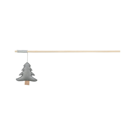 Trixie Xmas Wand Toy with Christmas Tree for Cat 48 cm