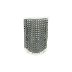Trixie corner brush for cats 8 x 13 cm grey