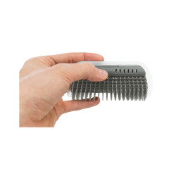 Trixie corner brush for cats 8 x 13 cm grey