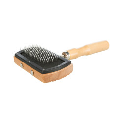 Trixie soft wooden brush (wire bristles) 10 x 18 cm