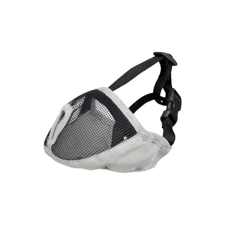 Muzzle for brachycephalic dogs TRIXIE polyester S-M 31 cm grey