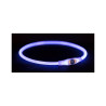 Illuminated collar Trixie USB S-M 40 cm / 8 mm blue