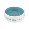 Trixie Pet's Home Ceramic Bowl 0.3 l / 12 cm Cream and Light Blue