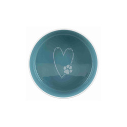 Trixie Pet's Home Ceramic Bowl 0.3 l / 12 cm Cream and Light Blue