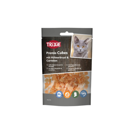 Cat treats Trixie Premio Cubes Chicken Breast and Shrimp 50 g