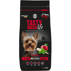 Dry Dog Food Biofeed Tasty Dogs Life Adult Small Beef 1.5kg