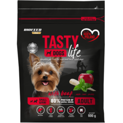 Dry Dog Food Biofeed Tasty Dogs Life Adult Small Beef 600g