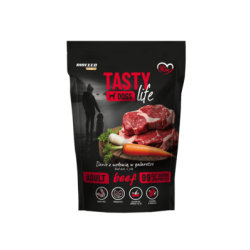 Wet Dog Food Biofeed Tasty Dog Life Beef 90% Pouch 500g
