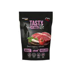 Karma mokra dla psa Biofeed Tasty Dog Life Cielęcina 90% saszetka 500g