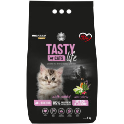 Karma sucha dla kota Biofeed Tasty Cats Life Kitten with Rabbit 8kg