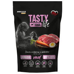 Wet dog food Biofeed Tasty Dog Life Junior Mini Veal 90% pouch 150g
