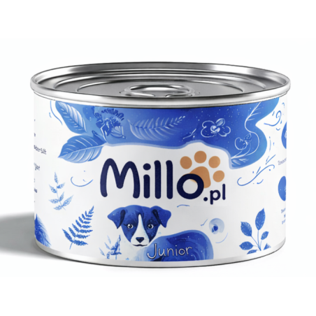 Karma mokra dla psa MILLO Szczeniak Indyk z Warzywami 410 g