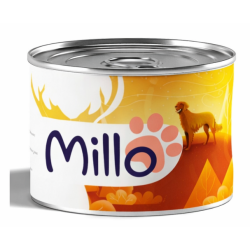 Wet Dog Food MILLO Adult Venison with Potatoes 410 g