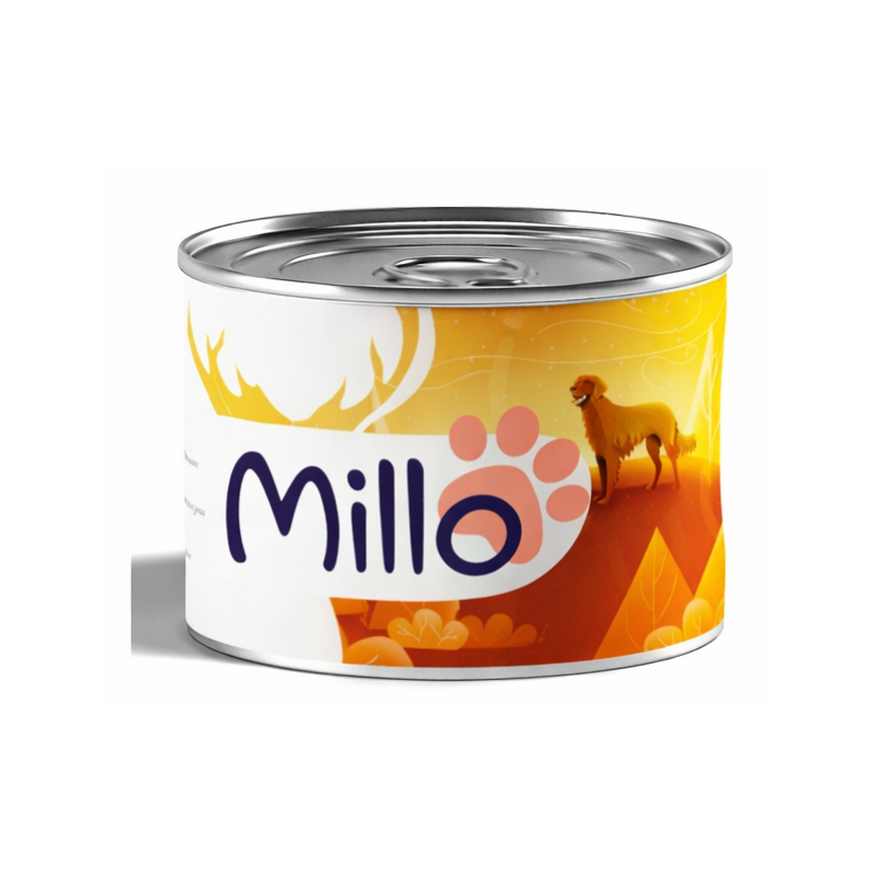 Karma mokra dla psa MILLO dorosły Jeleń z ziemniakami 410 g