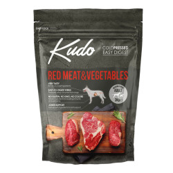 Cold-Pressed Dry Dog Food Kudo Red Meat & Vegetables Med/Maxi 3kg