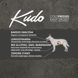 Sucha karma dla psa Kudo Indyk&Kaczka Mini Adult 12kg