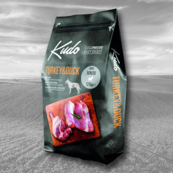 Cold Pressed Dry Dog Food Kudo Turkey & Duck Mini Junior 12kg