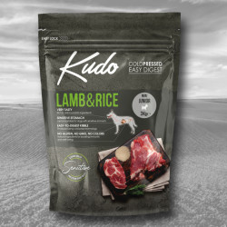 Cold Pressed Dry Dog Food Kudo Lamb & Rice Mini Junior 3kg