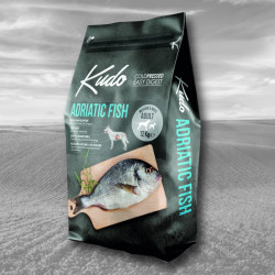Cold Pressed Dry Dog Food Kudo Adriatic Fish Med/Maxi 12kg