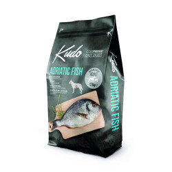Cold Pressed Dry Dog Food Kudo Adriatic Fish Med/Maxi 12kg