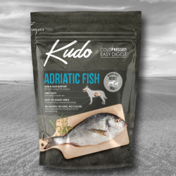 Cold Pressed Dry Dog Food Kudo Adriatic Fish Med/Maxi 3kg