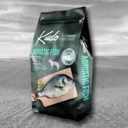 Cold-Pressed Dry Dog Food Kudo Adriatic Fish Senior/Light 12kg