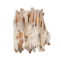 Dog Treats Gaczoo Rabbit Ear with Fur 1kg