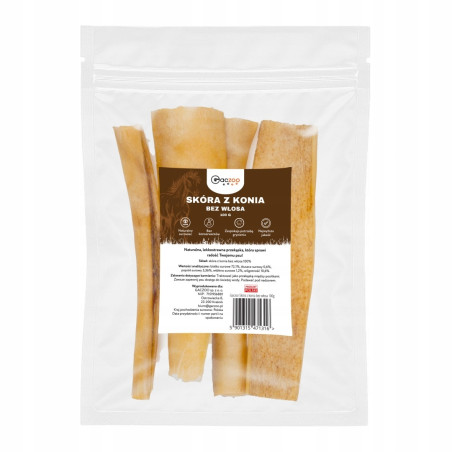 Przysmaki dla psa Gaczoo Skóra z konia 100g